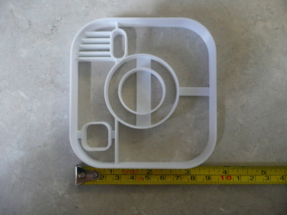 Instagram Themed Symbol Social Media Cookie Cutter Made in USA PR2953