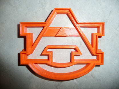 University Of Auburn UA Letters Alabama Tigers Cookie Cutter Made in USA PR704