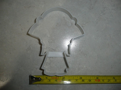 Pilgrim Girl Outline Plymouth Colony English Settler Cookie Cutter USA PR3109