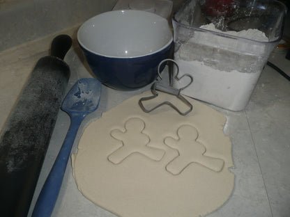 Ninja Gingerbread Man Outline Pose 1 Christmas Cookie Cutter USA PR3208