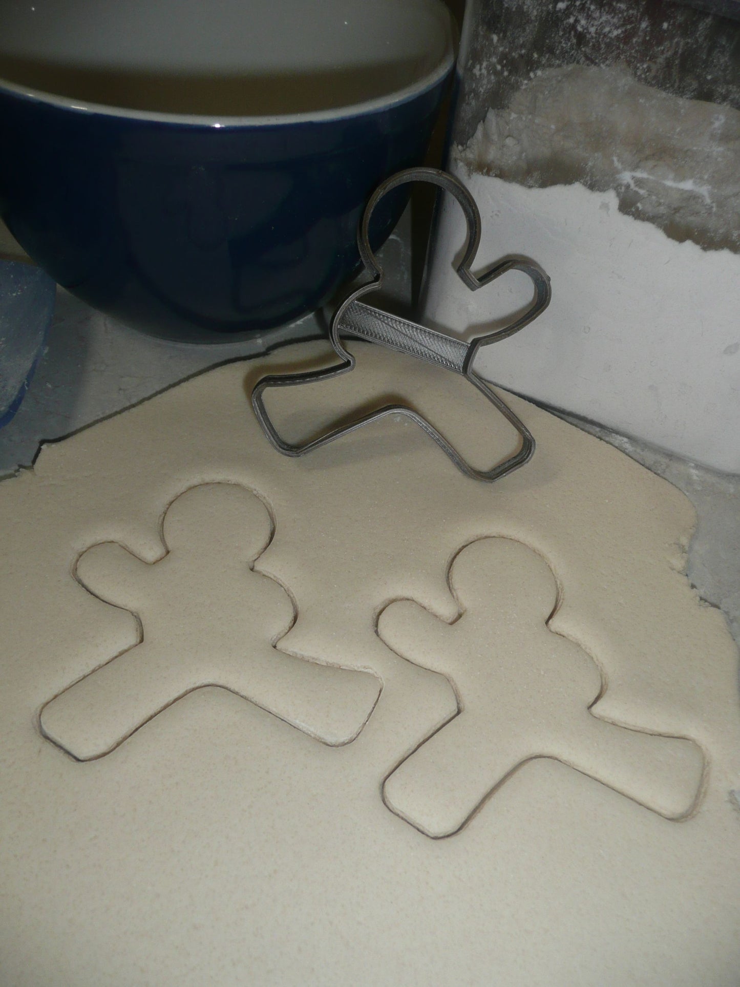 Ninja Gingerbread Man Outline Pose 1 Christmas Cookie Cutter USA PR3208