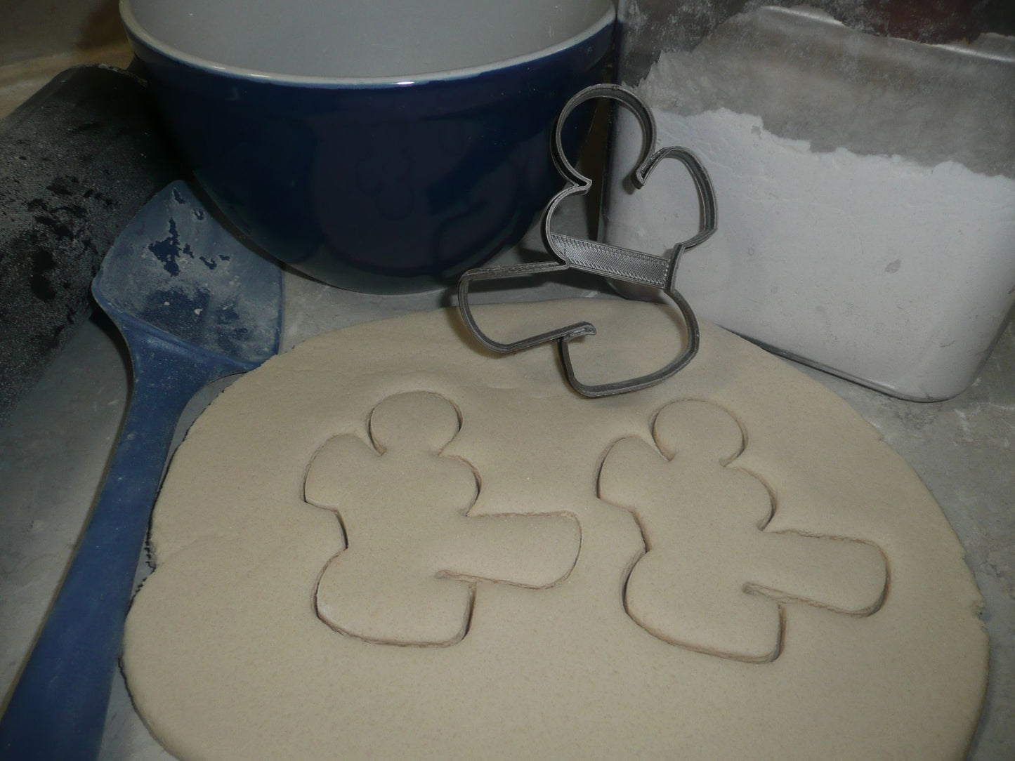 Ninja Gingerbread Man Outline Pose 3 Christmas Cookie Cutter USA PR3210