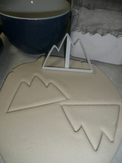 Mountains Or Iceberg Outline Mountain Range Arctic Ice Cookie Cutter USA PR3256