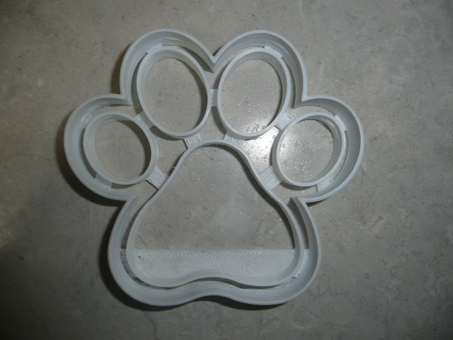 6x Large Paw Print Fondant Cutter Cupcake Topper 1.75 IN USA FD3216