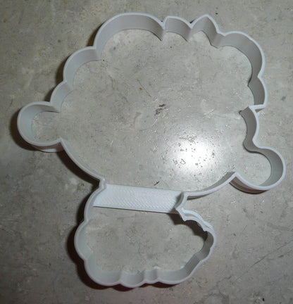 6x Baby Sheep Outline Fondant Cutter Cupcake Topper Size 1.75 Inch USA FD3116