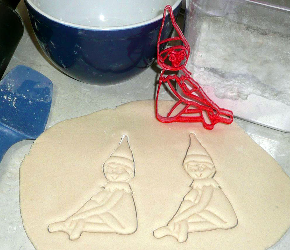 Girl Elf On the Shelf Mischievous Christmas Tradition Cookie Cutter USA PR3275