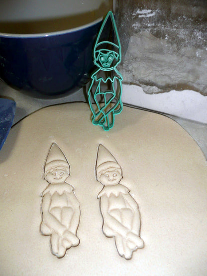 Boy Elf On the Shelf Mischievous Christmas Tradition Cookie Cutter USA PR3276