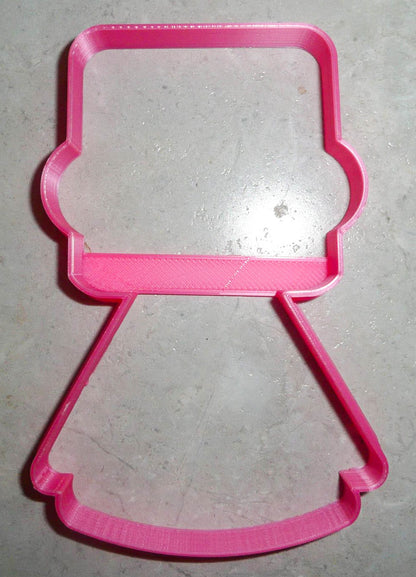 6x Girl Body With Square Head Fondant Cutter Cupcake Topper 1.75 IN USA FD3186