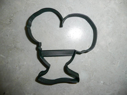 Girl With Afro Ponytails Natural Curls Curly Kinky Hair Cookie Cutter USA PR3023