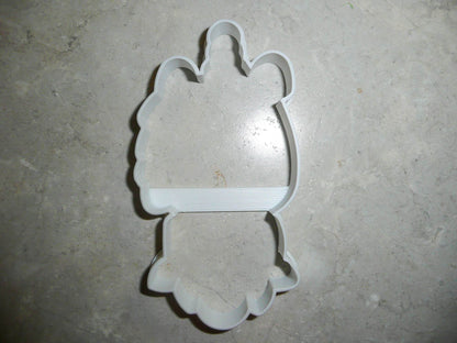 6x Unicorn Baby Rattle Outline Fondant Cutter Cupcake Topper 1.75 Inch FD3088