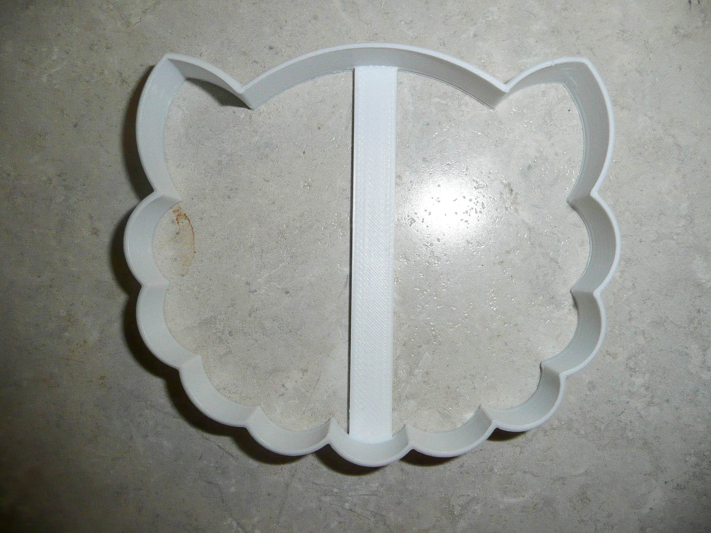6x Baby Sheep Face Outline Fondant Cutter Cupcake Topper 1.75 Inch USA FD3115