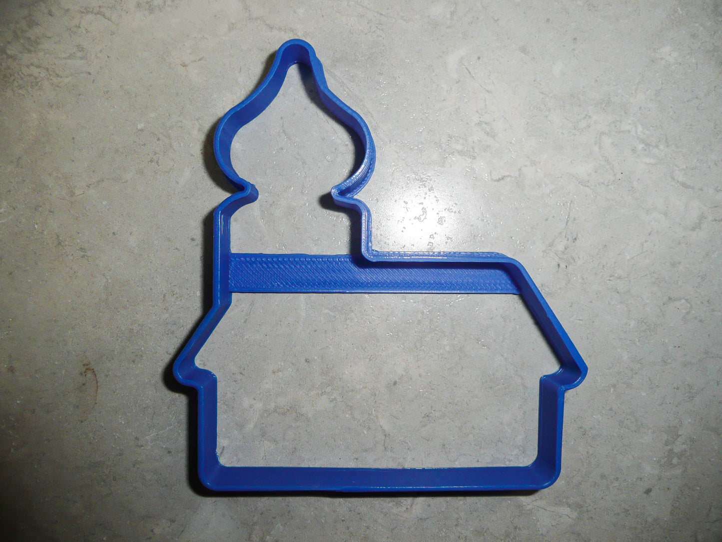 6x House Outline With Dome Steeple Fondant Cutter Cupcake Topper 1.75 IN FD3081
