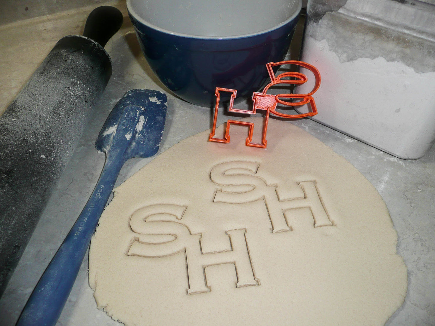 Sam Houston State Texas University SH Letters Cookie Cutter USA PR2838
