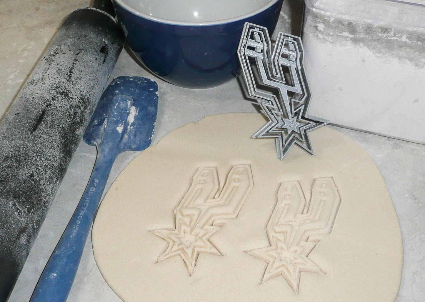 Inspired by San Antonio Spurs Basketball Team Cookie Cutter Made in USA PR2745