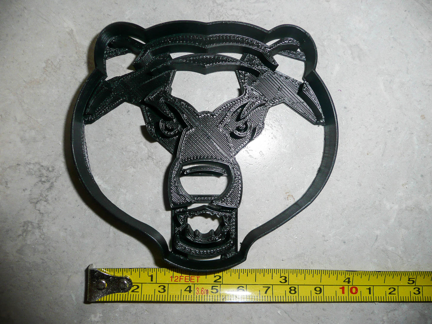 Baylor University Bear Face Bears Sports Athletics Cookie Cutter USA PR3037