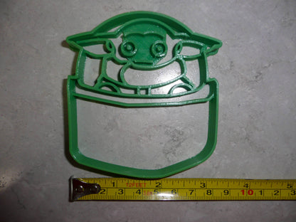 Baby Yoda In Pod Adorable Green Space Child Star Wars Cookie Cutter USA PR3302