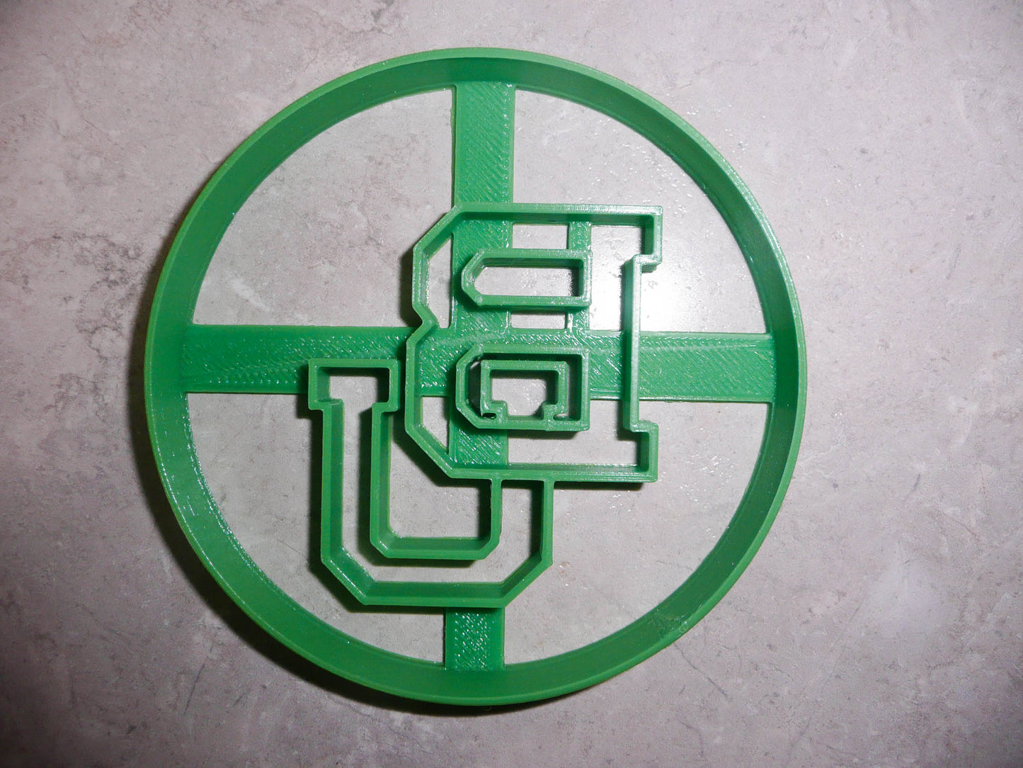 Baylor University BU Letters Sports Athletics Cookie Cutter USA PR3038