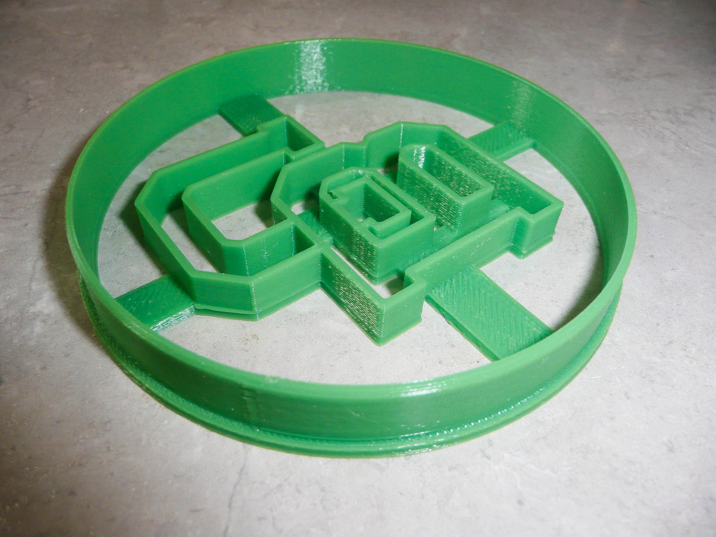 Baylor University BU Letters Sports Athletics Cookie Cutter USA PR3038