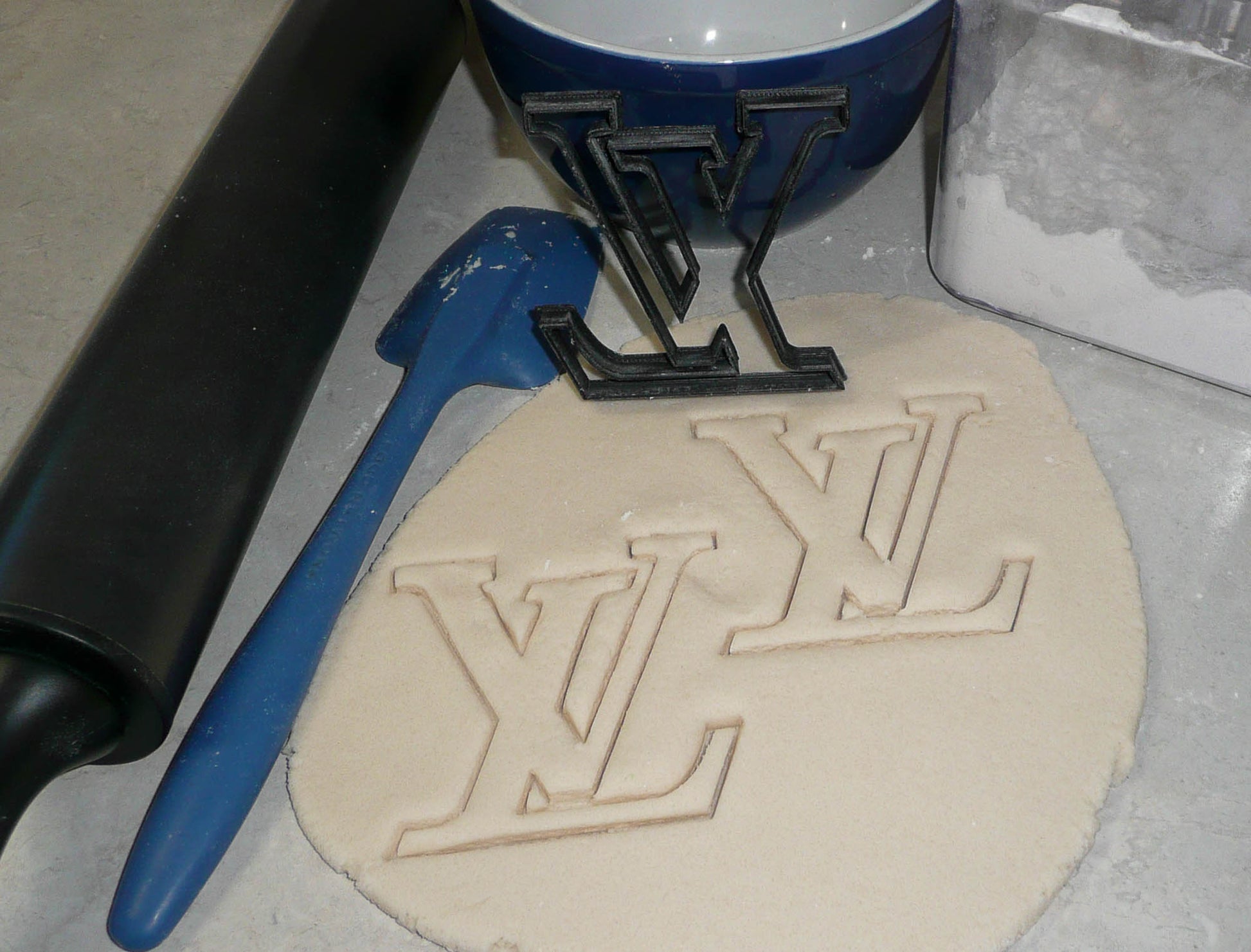 OUR CREATIONS LV Cookie Cutter Stamp Luxury Brand