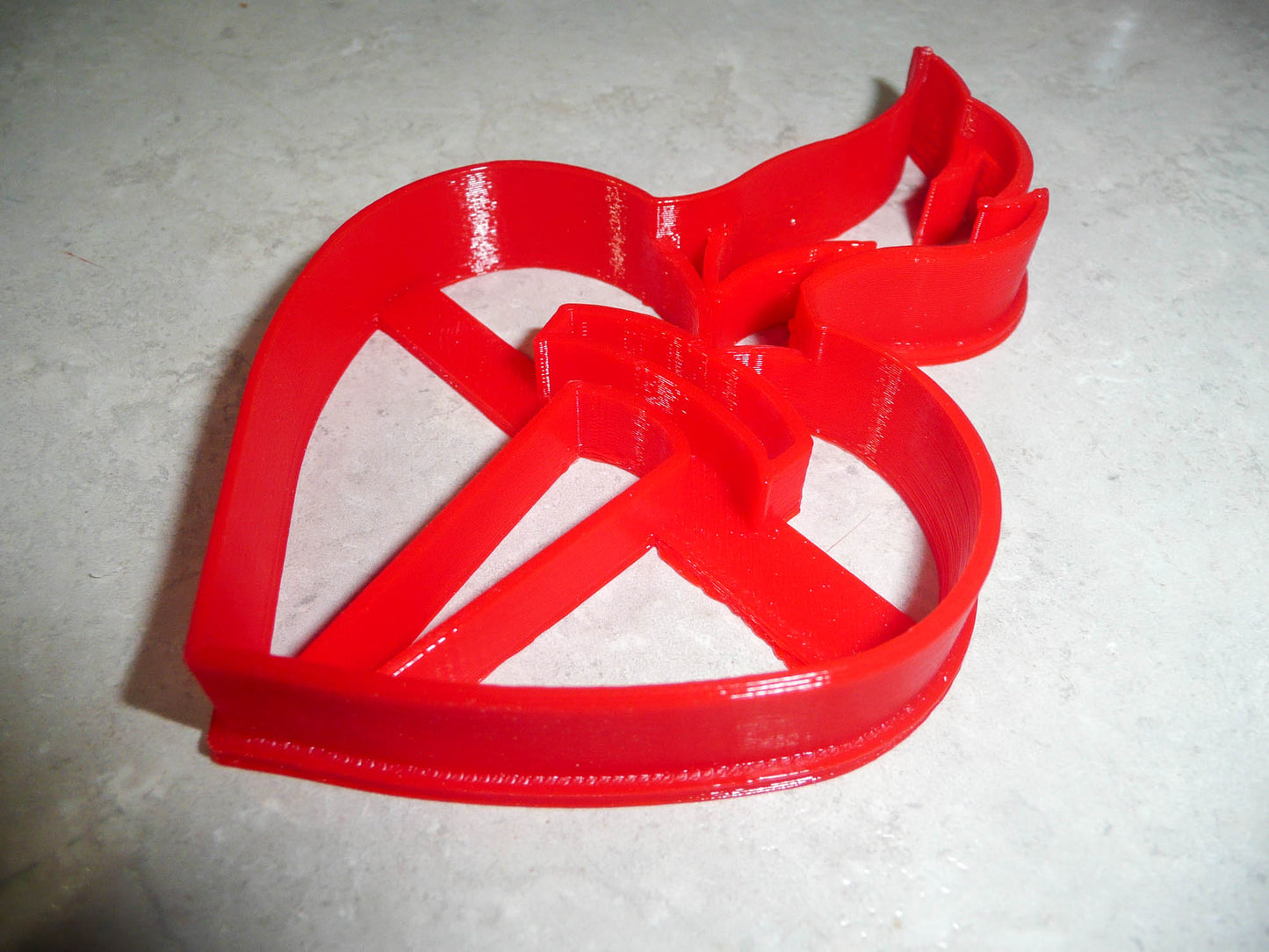 Heart With Flaming Torch American Heart Association Cookie Cutter USA PR3032