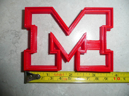 Ole Miss M Letter University of Mississippi Athletics Cookie Cutter USA PR3039