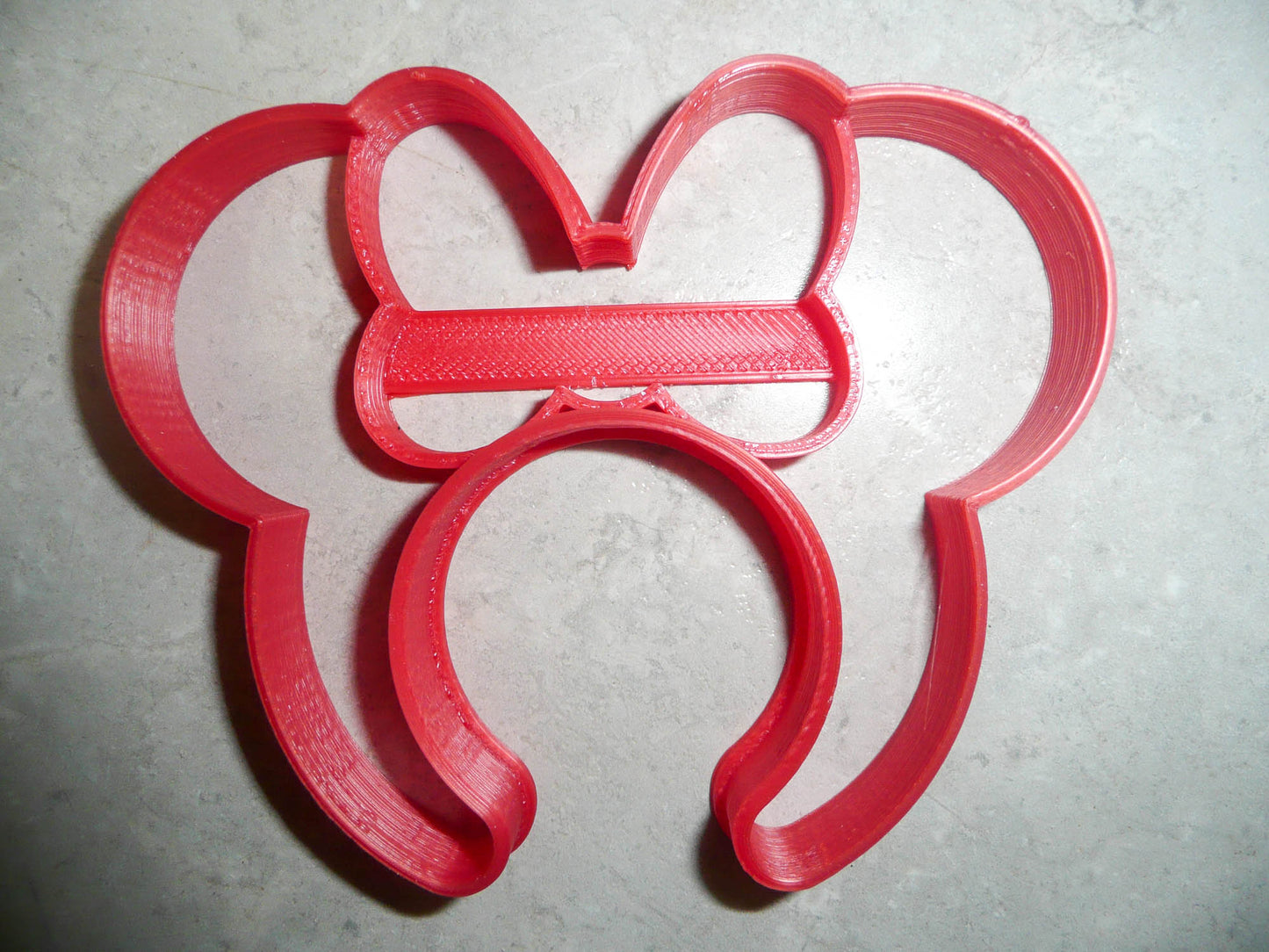 Minnie Mouse Ears Headband With Bow Cartoon Character Cookie Cutter USA PR3309