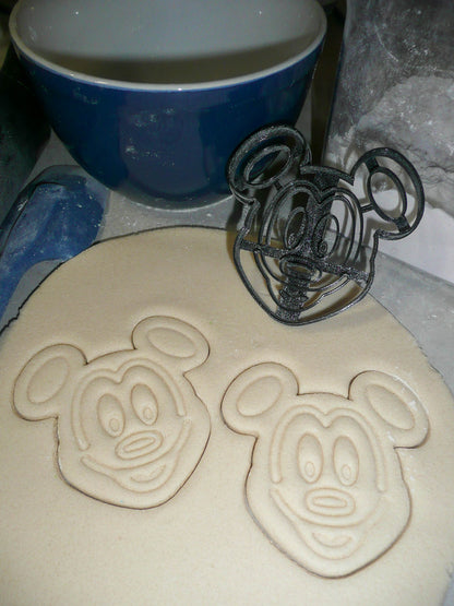 Mickey Mouse Head Face Waffle Breakfast Food Cartoon Cookie Cutter USA PR3313