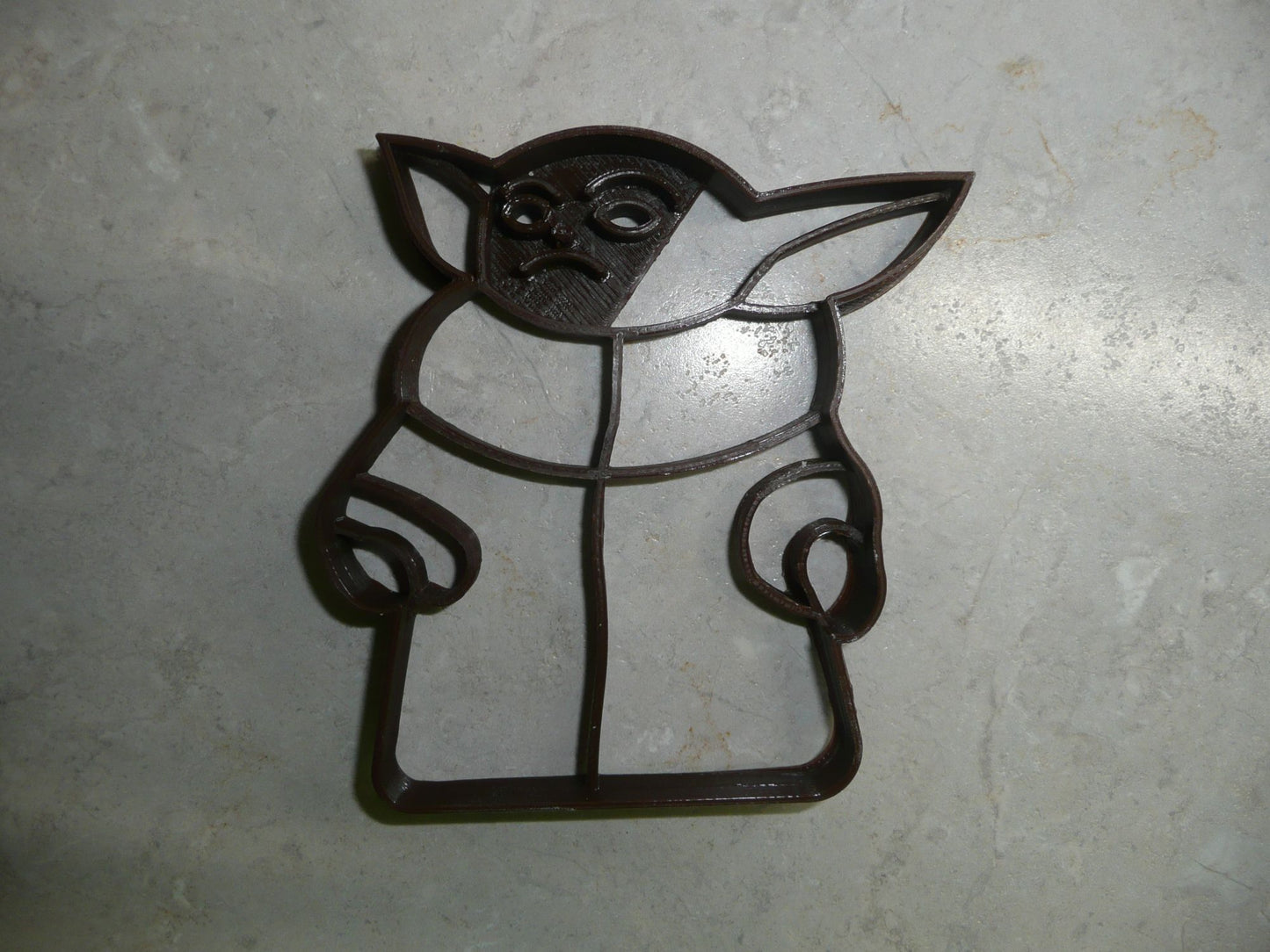 6x Baby Yoda Grogu Pose 2 Fondant Cutter Cupcake Topper 1.75 IN USA FD3322