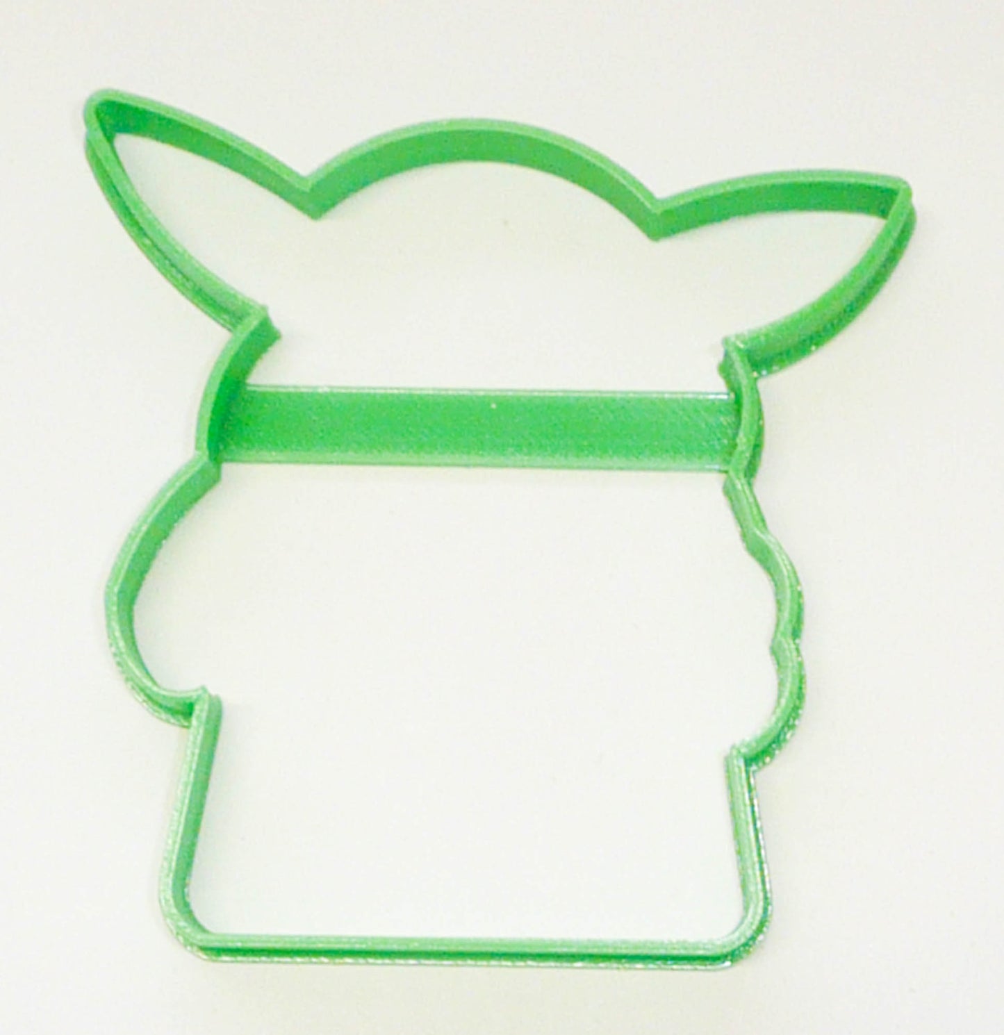 6x Baby Yoda Outline Pose 1 Fondant Cutter Cupcake Topper 1.75 Inch USA FD3356