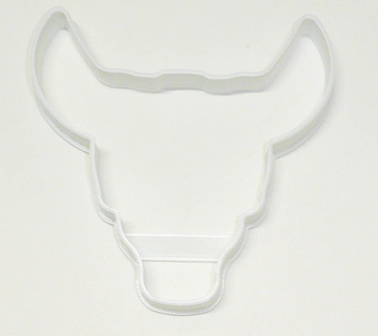 6x Cow Skull Outline Fondant Cutter Cupcake Topper 1.75 IN USA FD3389