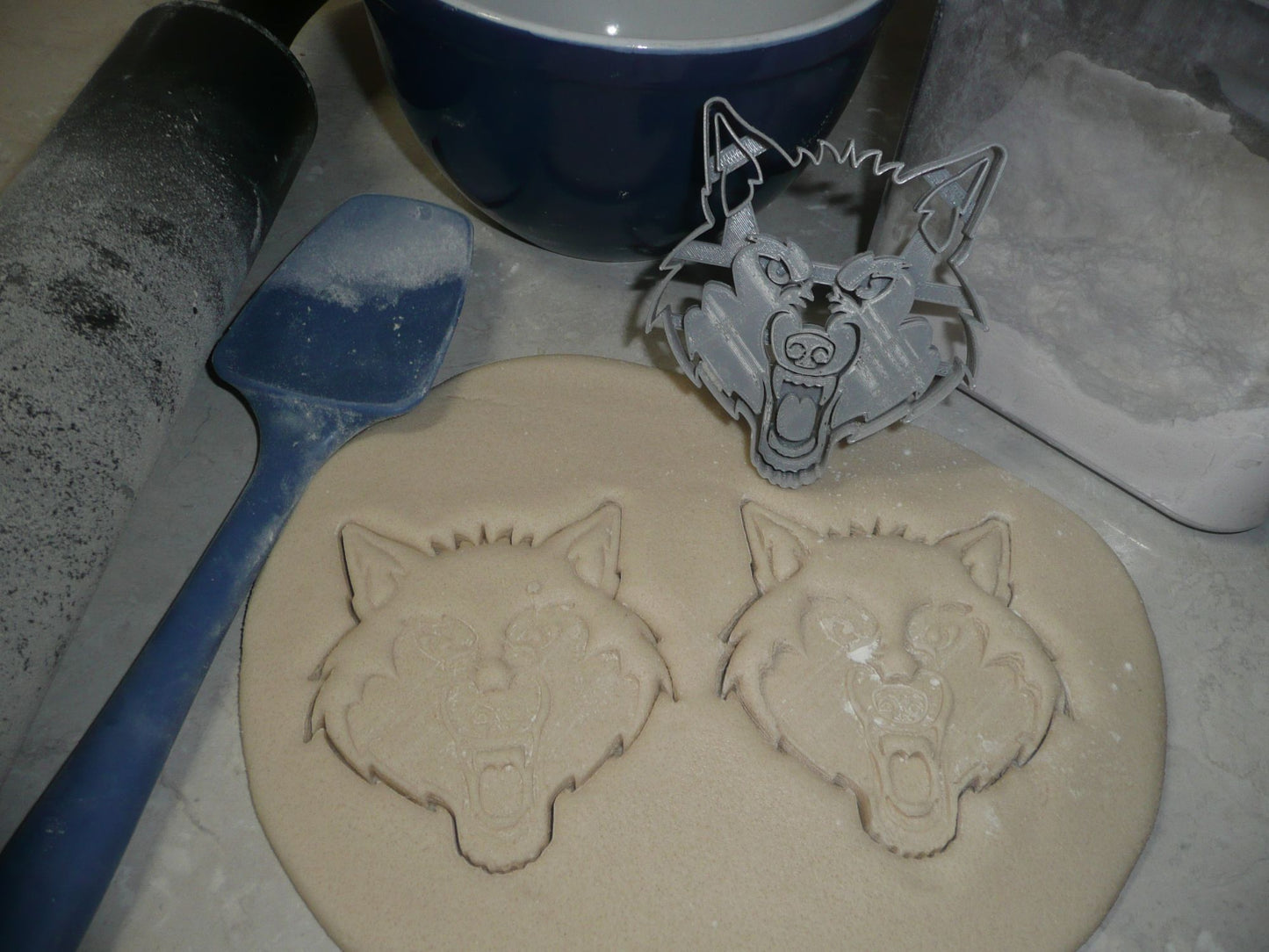 Wolf Face Detailed Wild Animal Canine Baking Tool Cookie Cutter USA PR3382