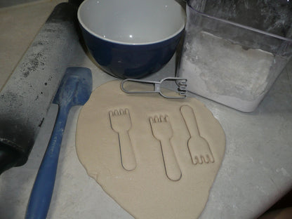 Fork Outline Flatware Cutlery Utensil Cookie Cutter Baking Tool USA PR3404