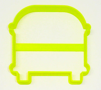 School Bus Schoolbus Front Outline Student Transport Cookie Cutter USA PR3369