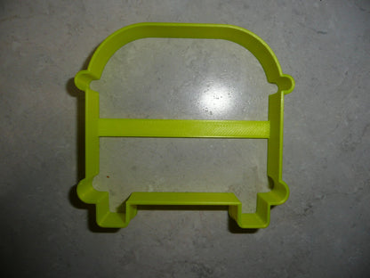 School Bus Schoolbus Front Outline Student Transport Cookie Cutter USA PR3369