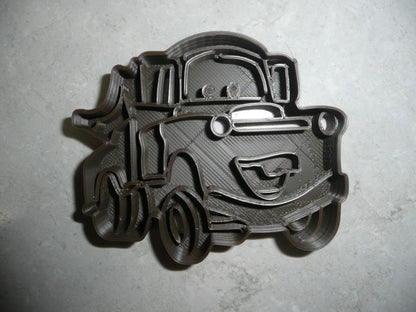 6x Tow Mater Truck Cars Fondant Cutter Cupcake Topper 1.75 IN USA FD3375