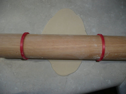 Rolling Pin Guides Set of Two 1/8 Inch 4mm Depth for 69.65mm Diameter PR2916