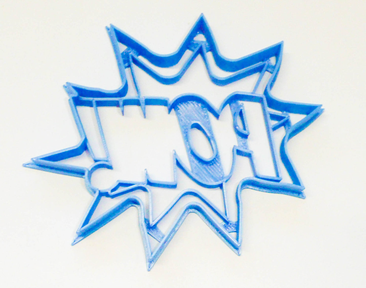 6x Pow Sign Quote Fondant Cutter Cupcake Topper 1.75 IN USA FD3196