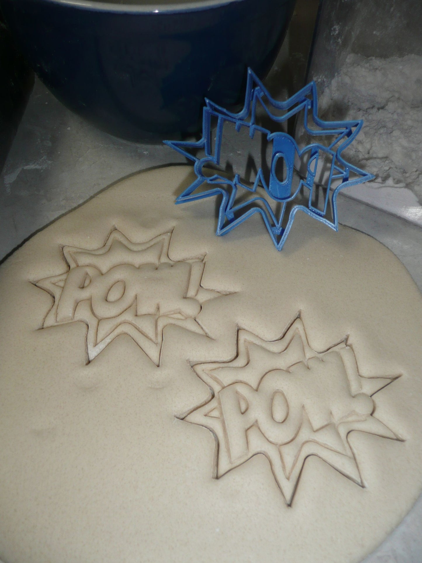 Pow Sign Quote Superhero Comic Book Movie Cookie Cutter Made in USA PR3196