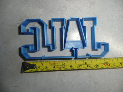 JALC Letters John A Logan Community College Athletics Cookie Cutter USA PR3361