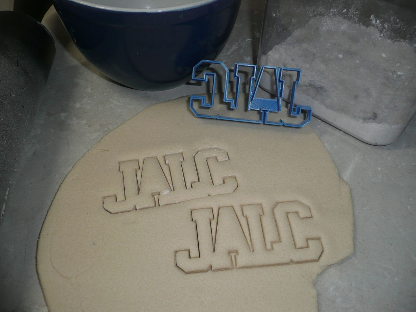 JALC Letters John A Logan Community College Athletics Cookie Cutter USA PR3361