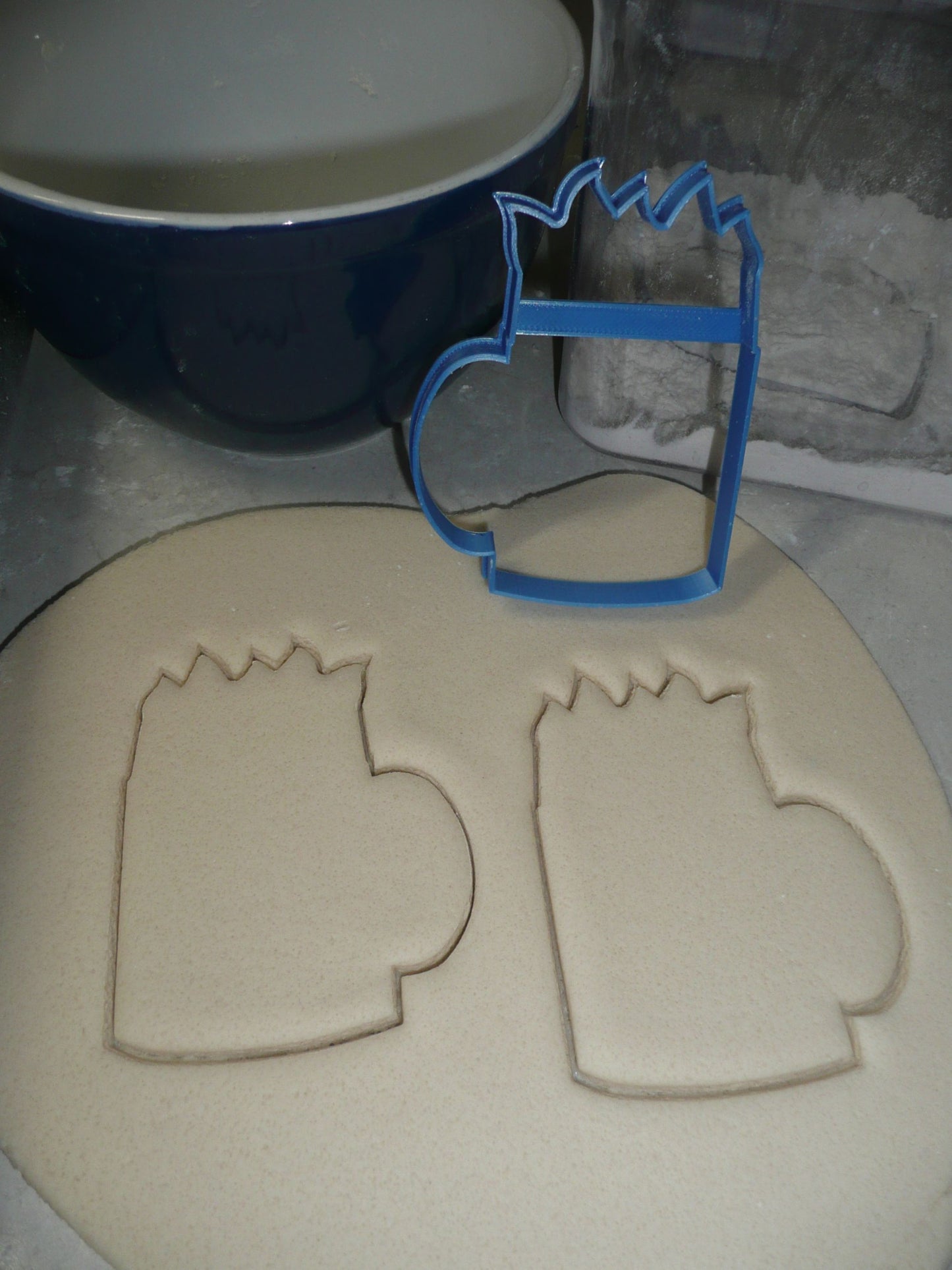 Birthday Mug Outline Cup Celebration Candles Cookie Cutter USA PR3365