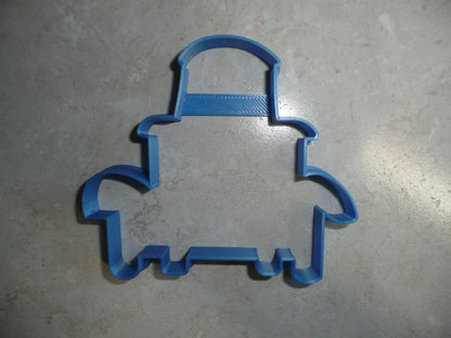 6x Little Blue Truck Fondant Cutter Cupcake Topper 1.75 IN USA FD3384