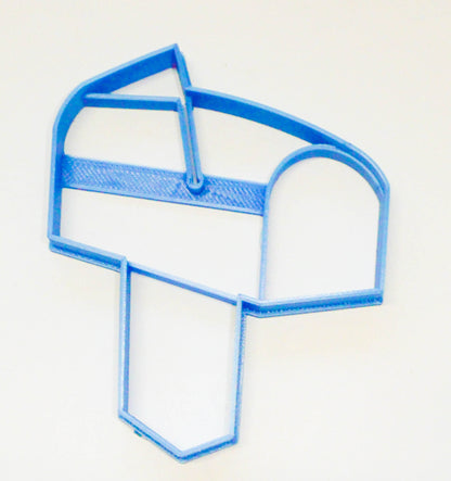 6x Mailbox Post Box Fondant Cutter Cupcake Topper 1.75 IN USA FD3397