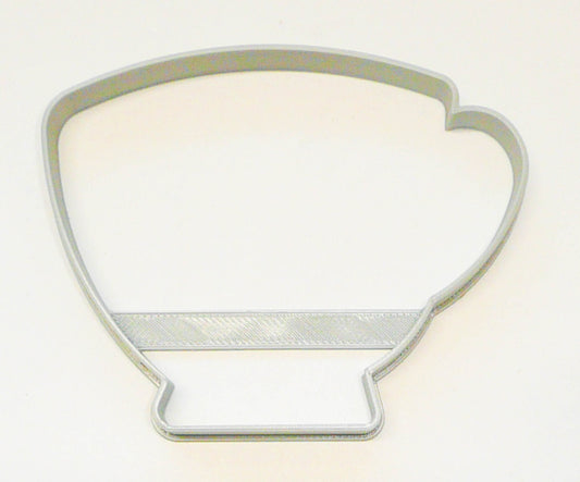 6x Tea Cup Teacup Outline Fondant Cutter Cupcake Topper Size 1.75 Inch FD3416