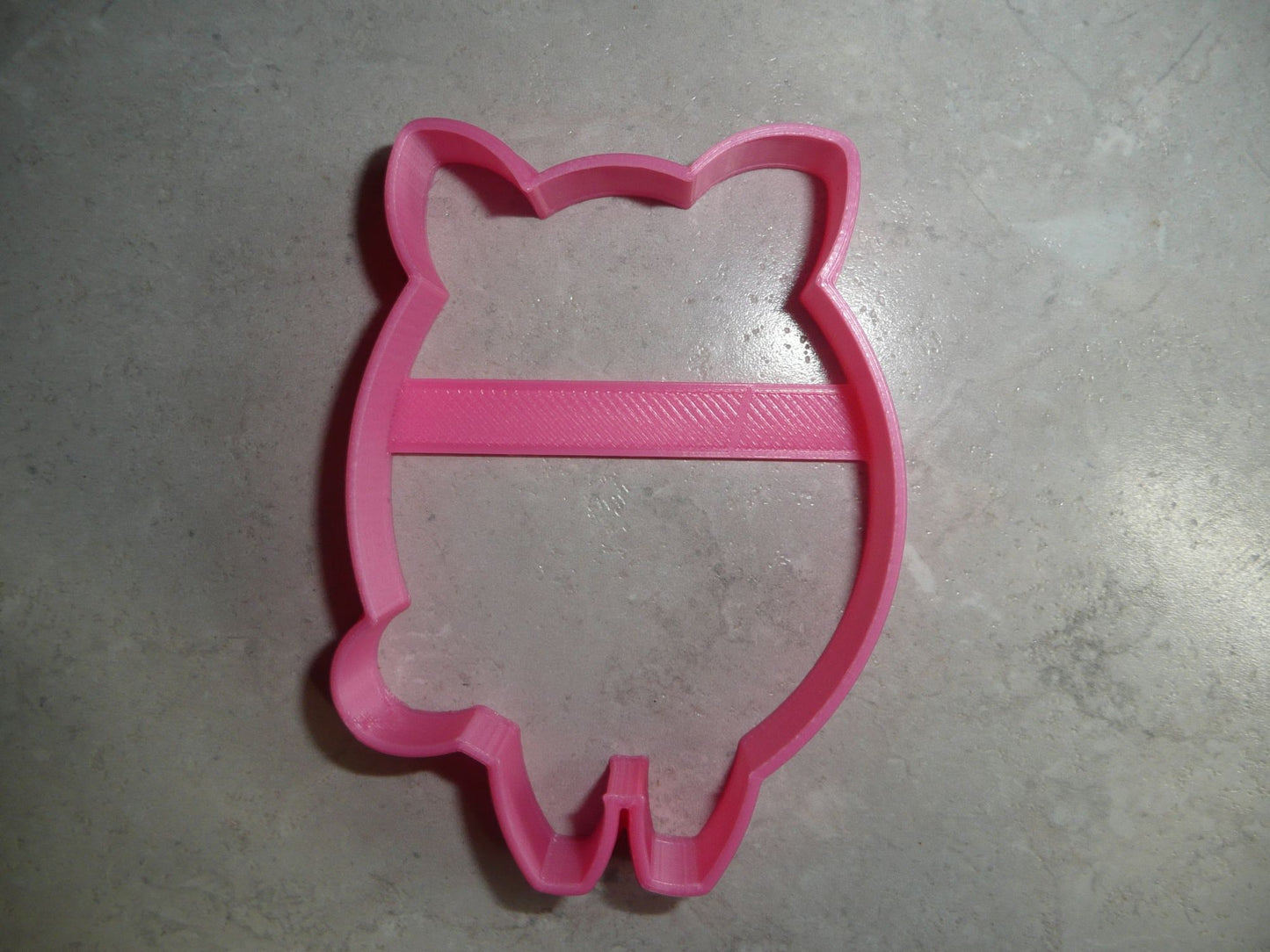 6x Pig Outline Piggy Fondant Cutter Cupcake Topper Size 1.75 Inch USA FD3380