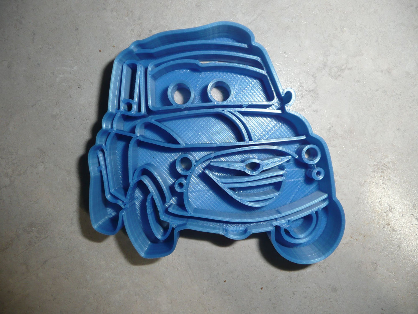 6x Luigi From Cars Fondant Cutter Cupcake Topper 1.75 IN USA FD3378