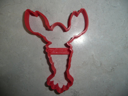 6x Lobster Outline Fondant Cutter Cupcake Topper 1.75 IN USA FD3423