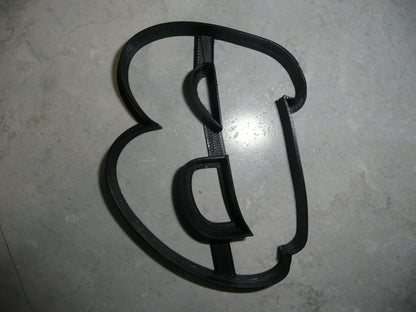 Letter B Uppercase Fancy Stylized Font Alphabet Cookie Cutter USA PR3329