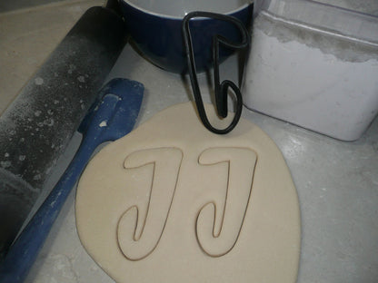 Letter J Uppercase Fancy Stylized Font Alphabet Cookie Cutter USA PR3337