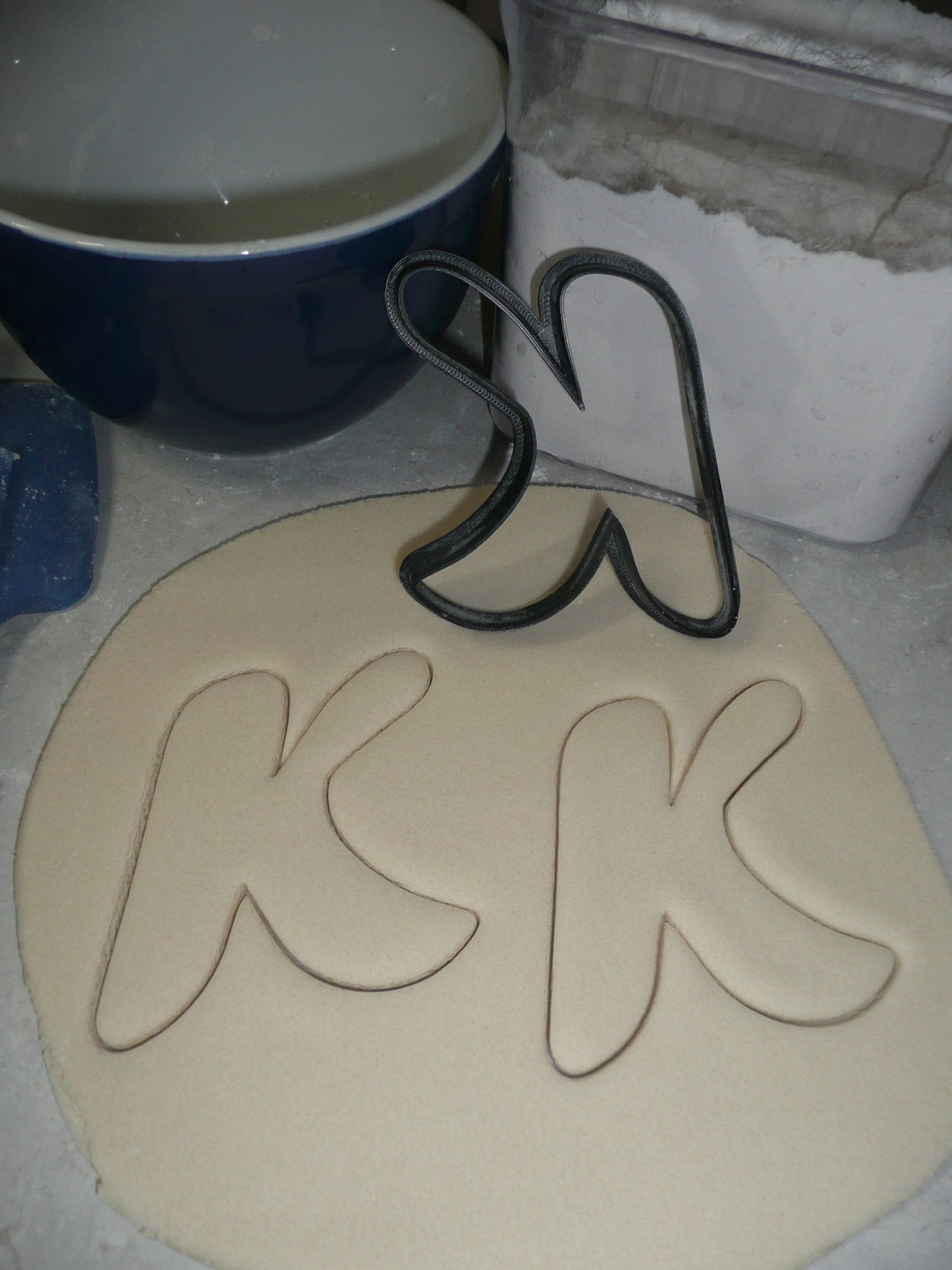 Letter K Uppercase Fancy Stylized Font Alphabet Cookie Cutter USA PR3338